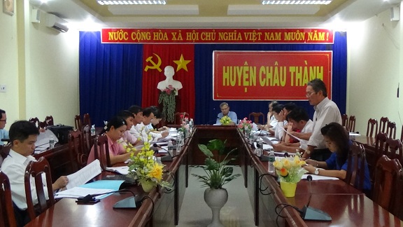 Ban Kinh tế - Xã hội HĐND huyện Châu Thành: Giám sát công tác quản lý quỹ đất công và việc thu, quản lý, sử dụng các nguồn thu từ cho thuê quỹ đất công trên địa bàn huyện